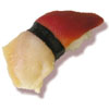 Nigiri sushi palourde ronde