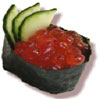 Nigiri sushi oeufs de saumon